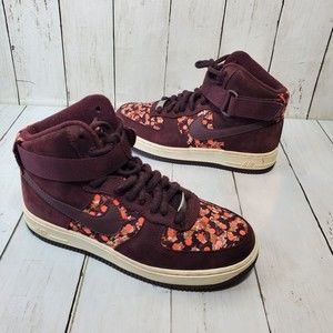 Nike Air Force 1 High Liberty Women's Size 7 Deep Burgundy Nike Samples